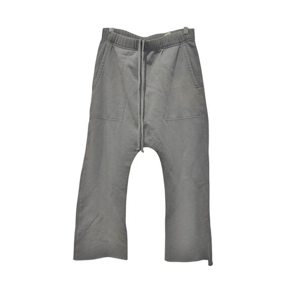 Nili Lotan SF Drop Crotch Sweatpants Wide Leg Elastic Waist Gray Size M NWOT - Picture 7 of 12